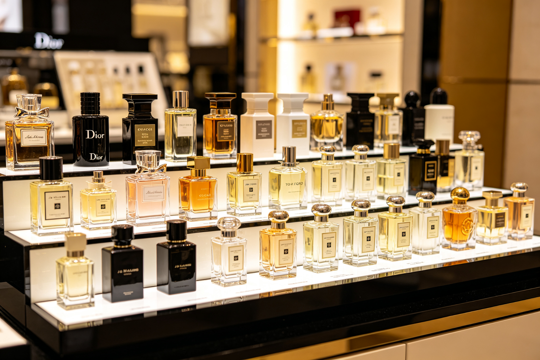 Premium Brand Perfume Display